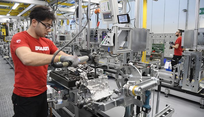 ducati coronavirus planta fabrica