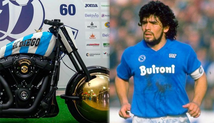 Diego Maradona moto