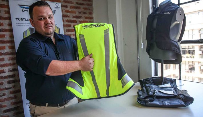 chaleco airbag moto