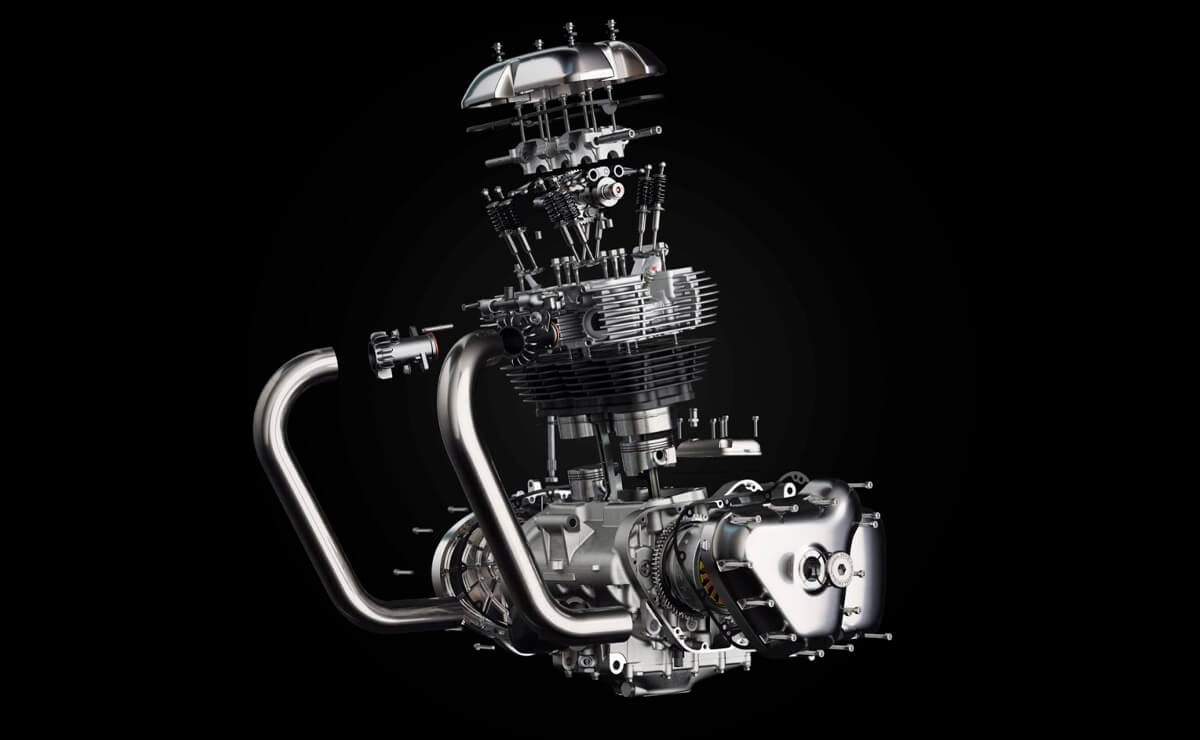 Royal Enfield Himalayan 650 motor