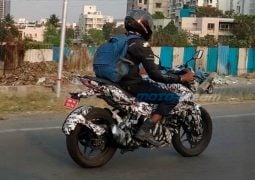 Bajaj Pulsar 250 vista trasera