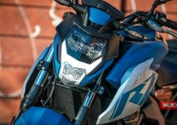 Zanella RZ400 by CFMoto detalle faro principal