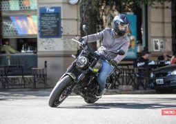 Benelli Leoncino 250 acción curva