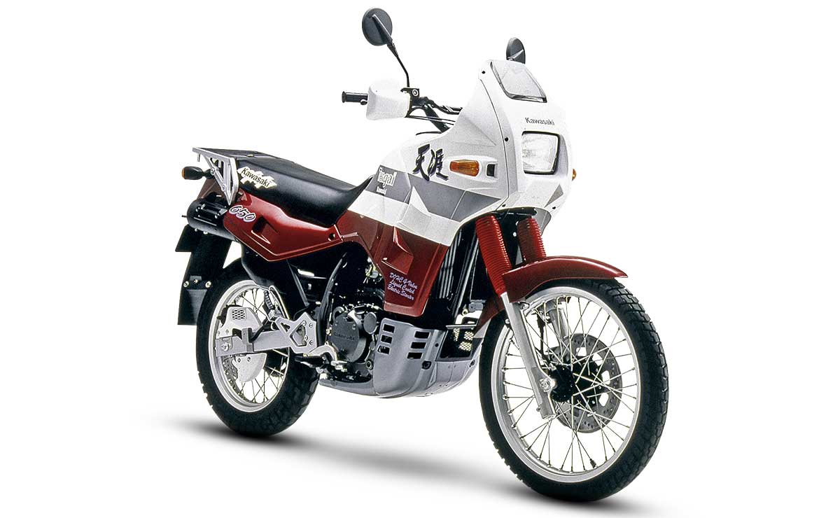 Kawasaki-KLR650-Tengai-1991 viajar en moto antes