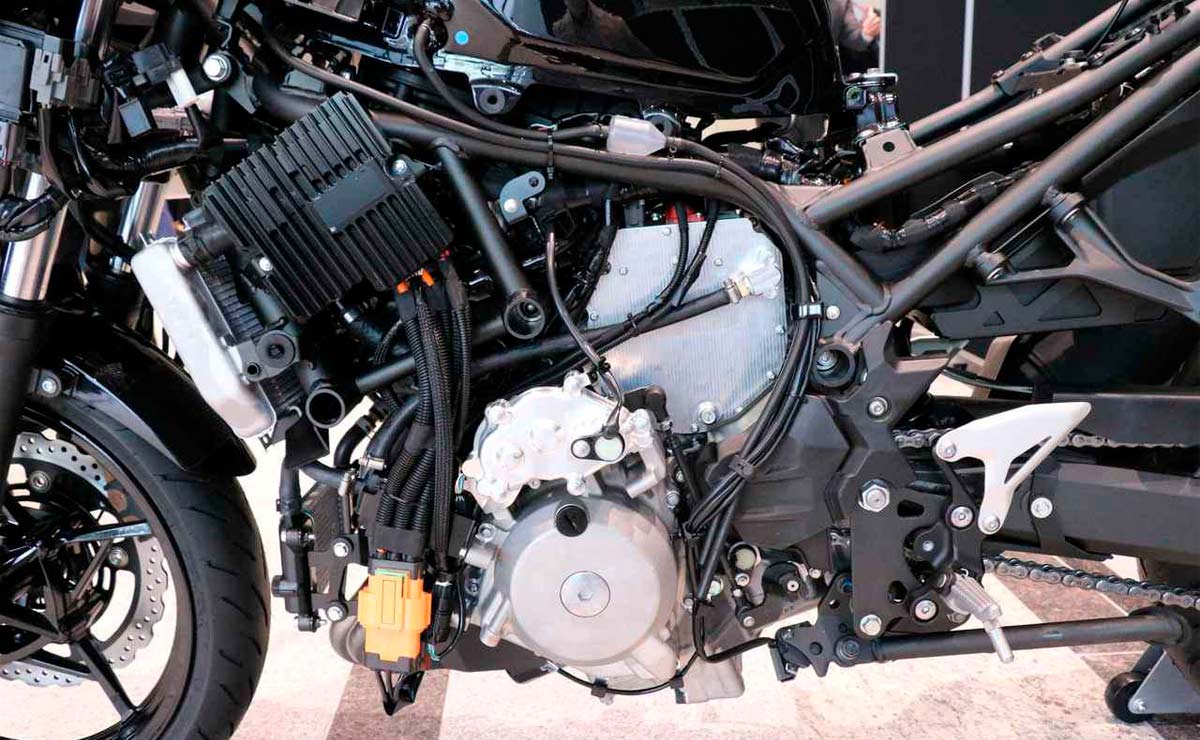 Kawasaki motos híbridas prototipo motor