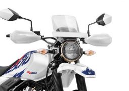 Moto Adventure 200cc detalle faro delantero