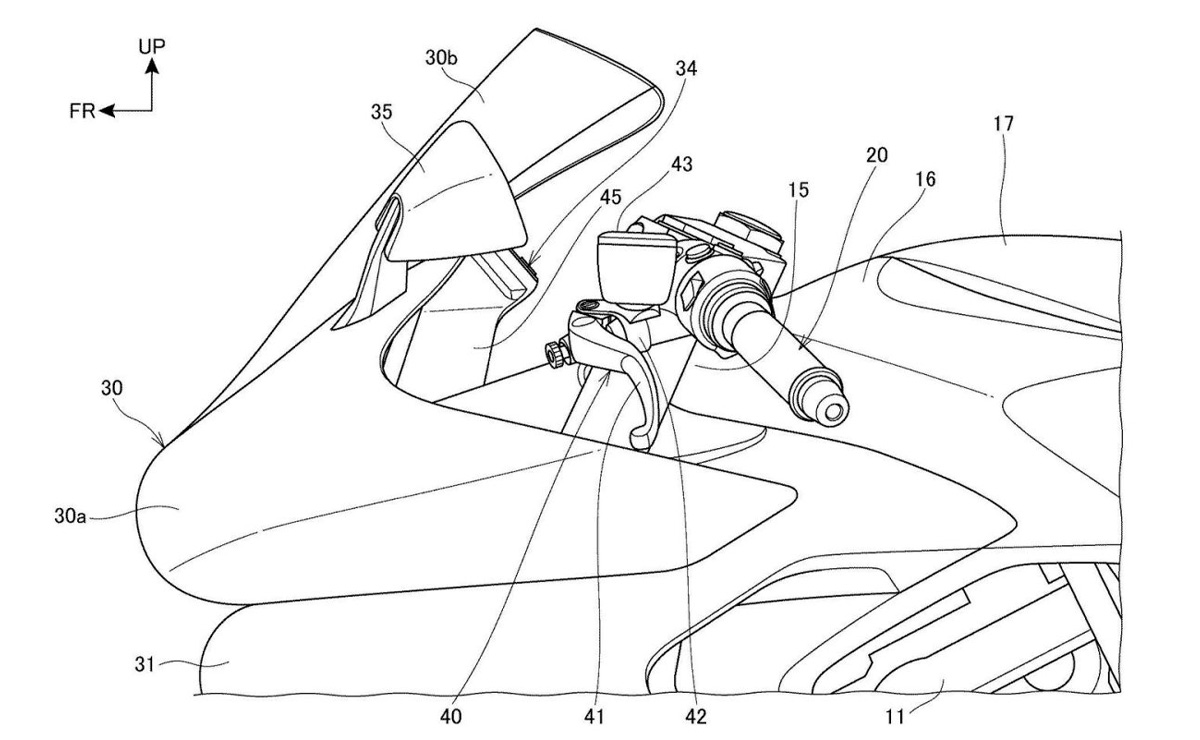 Patentes filtradas Honda CBR Fireblade 2021