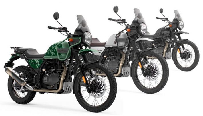 Royal Enfield Himalayan tres colores
