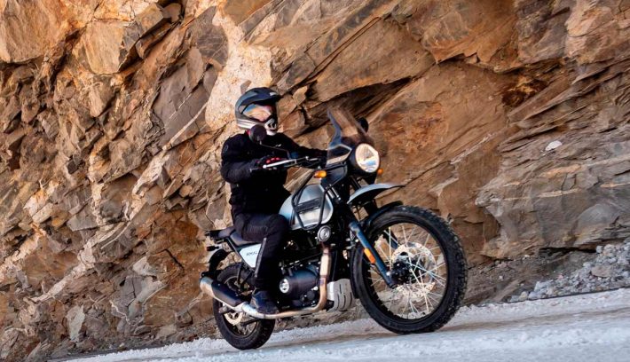 Royal Enfield Himalayan BS6 Argentina acción frontal