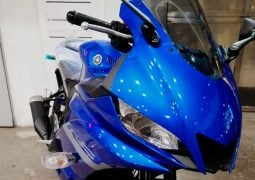 Yamaha Argentina R3 última generación azul vista delantera