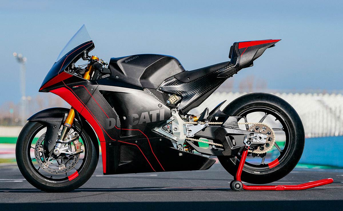 Motos eléctricas Ducati prueba