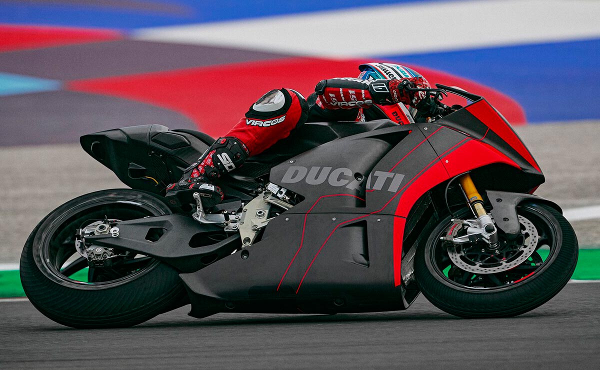 Motos eléctricas Ducati prueba