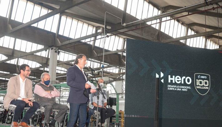inauguración planta Gilera