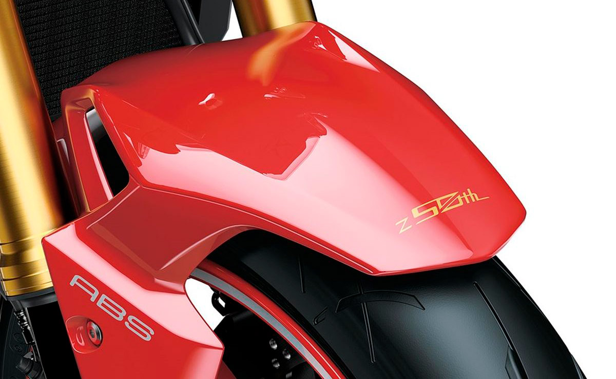 Dureza hormigón vesícula biliar Kawasaki Z50: Así es la edición Aniversario de la línea naked