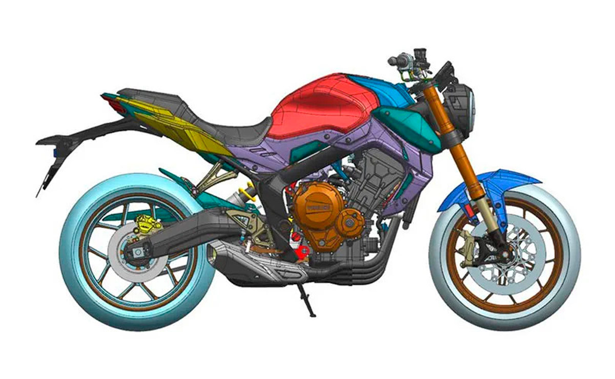 Moto china copia Honda CB650R 800cc