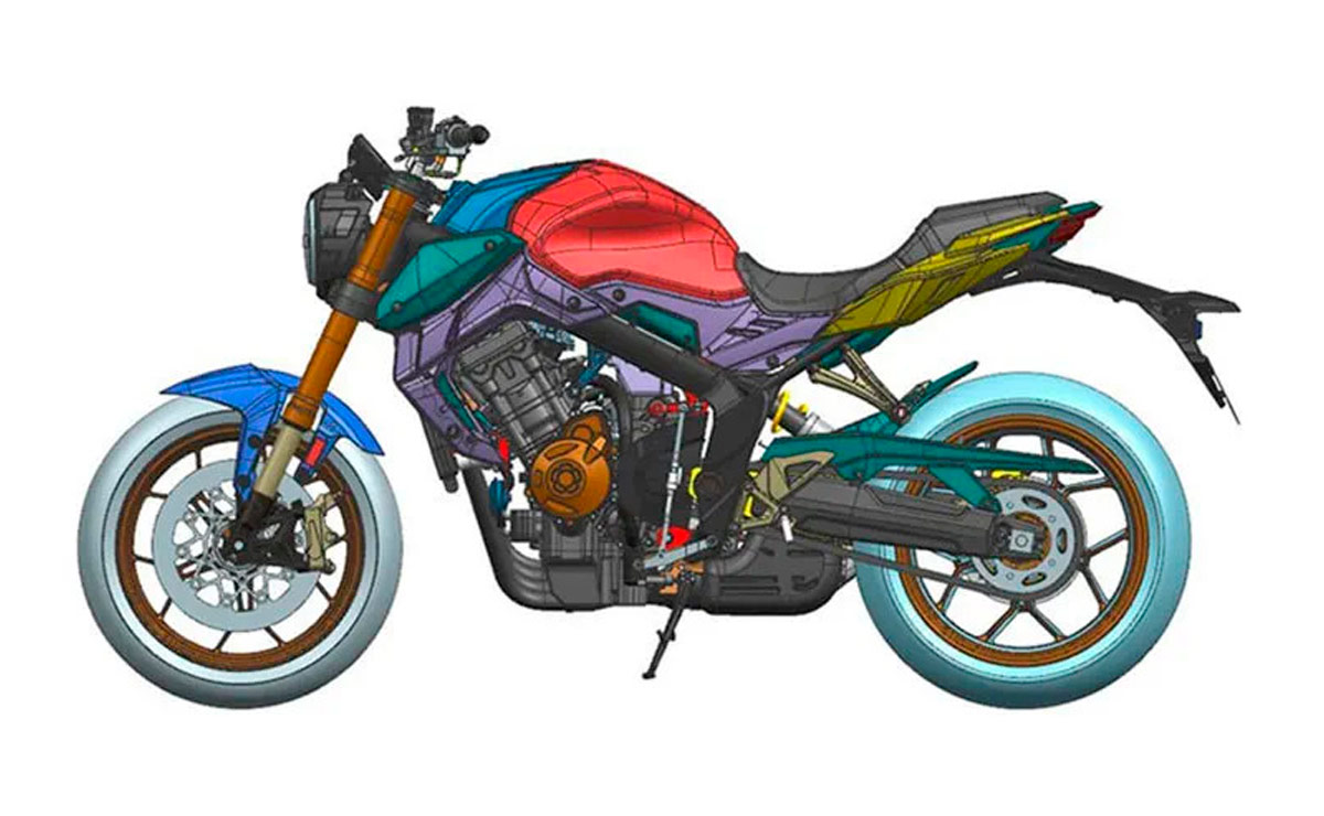 Moto china copia Honda CB650R 800cc