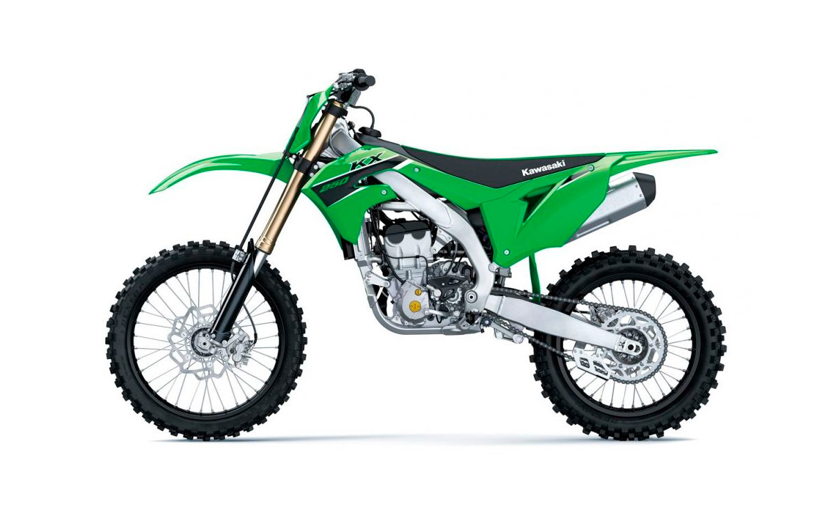 Kawasaki KX250 2023 verde