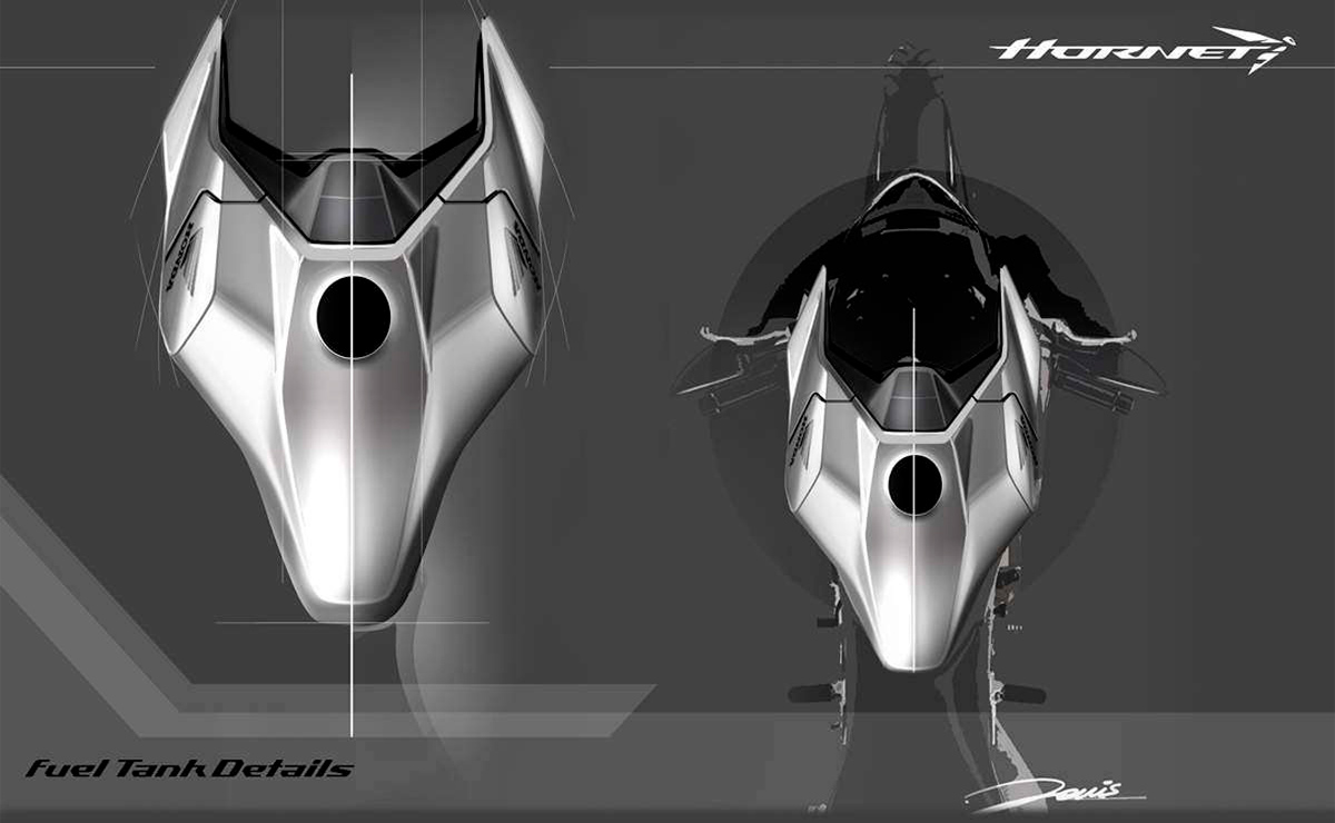 Honda Hornet diseño dibujos