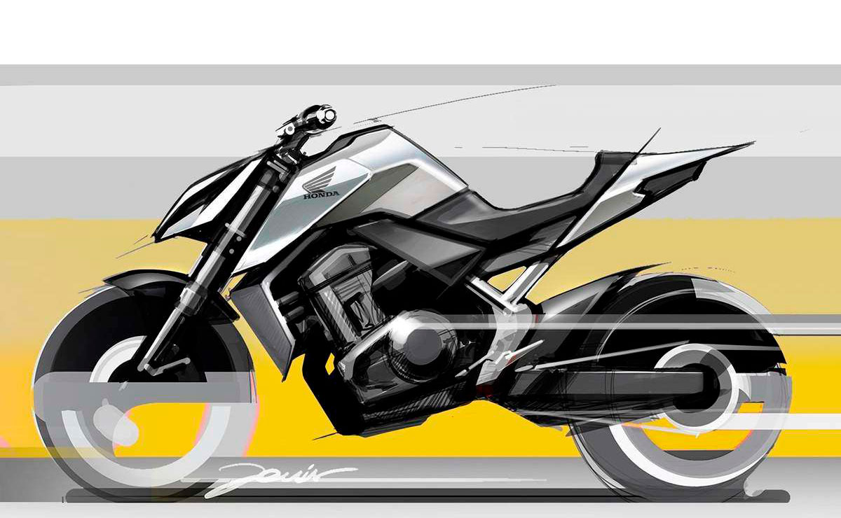 Honda Hornet diseño dibujos