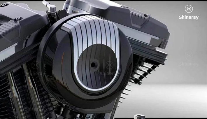 Motor chino copia Harley-Davidson