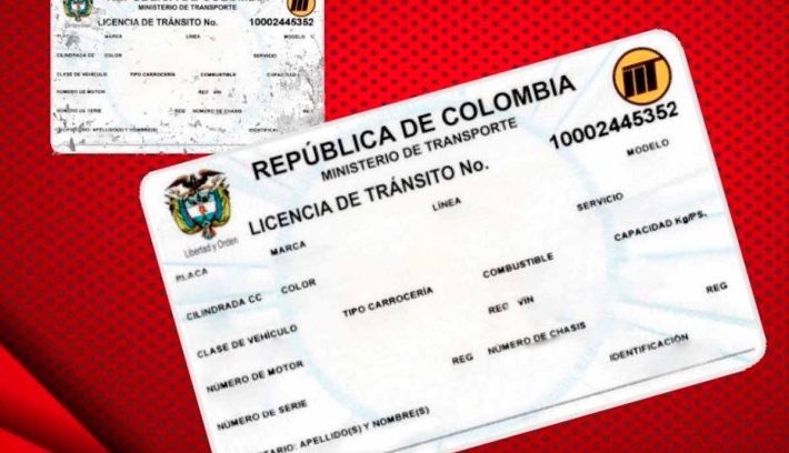tarjeta de propiedad motos Colombia