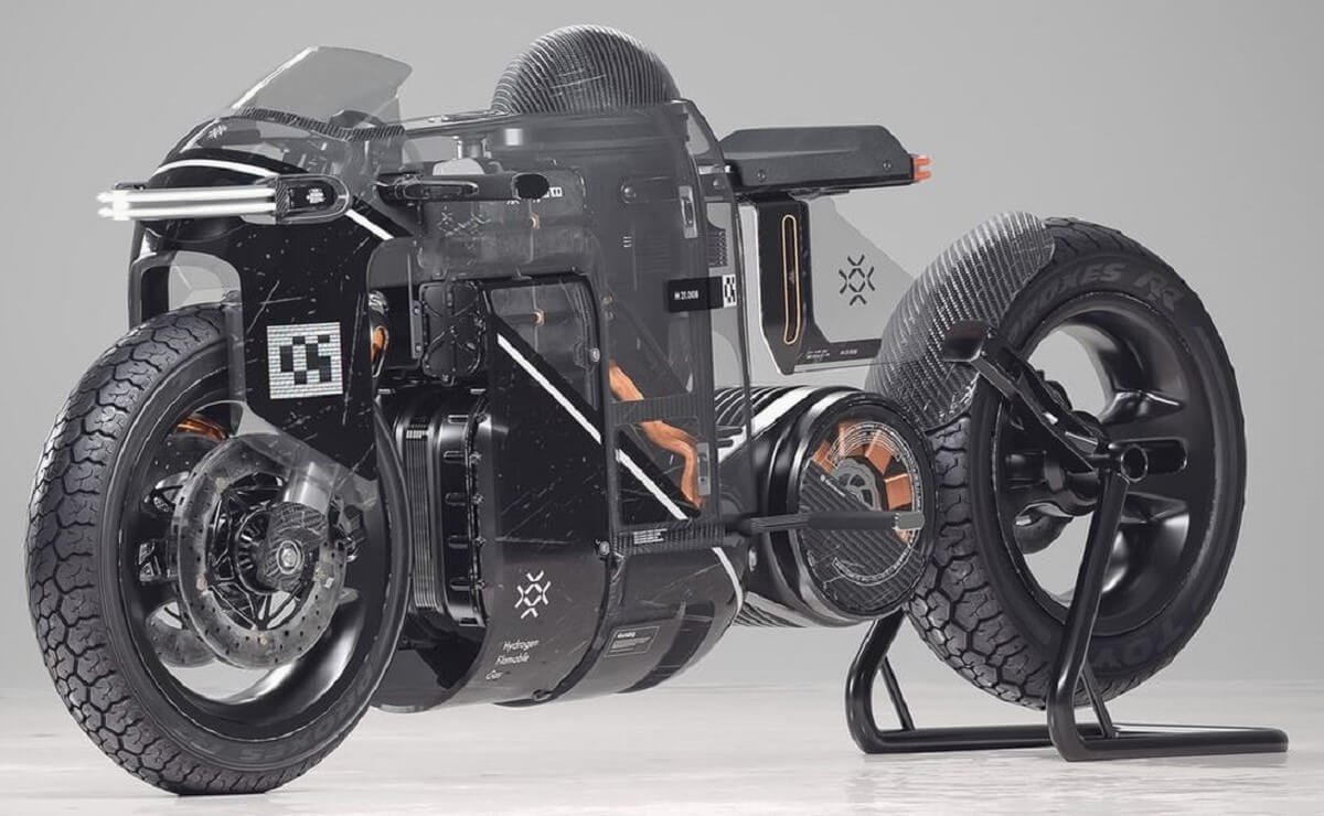 Hydra Bike moto con hidrógeno