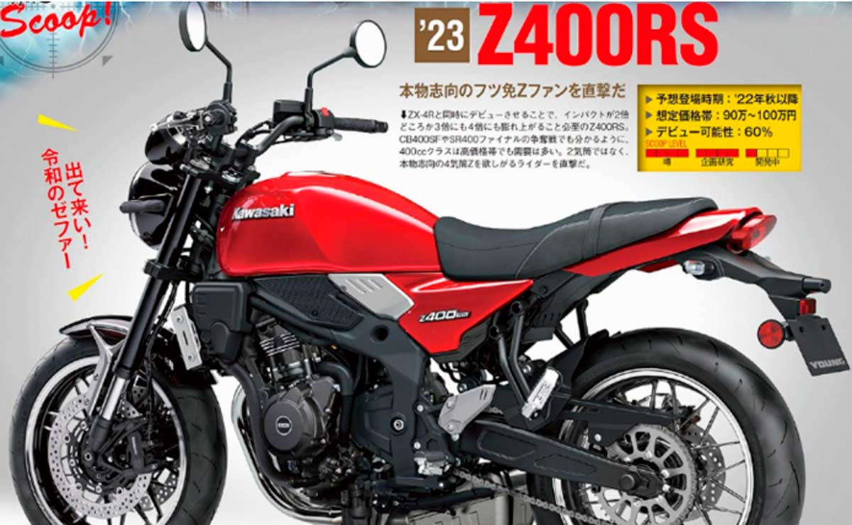 Kawasaki Z400RS lanzamiento 2022