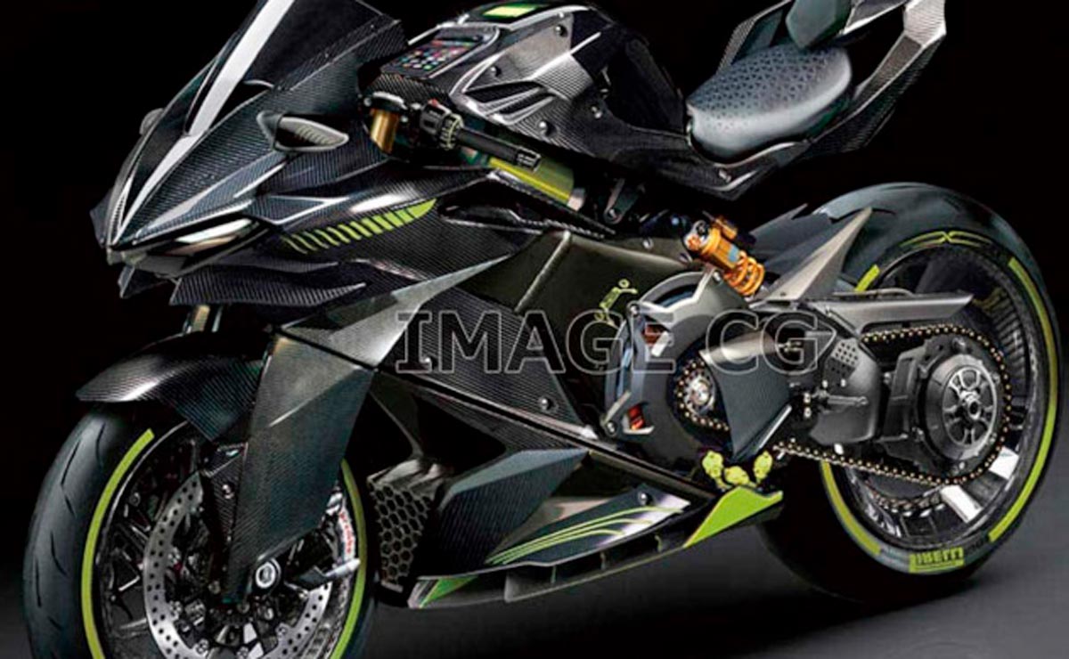 Kawasaki Ninja 750 render YM