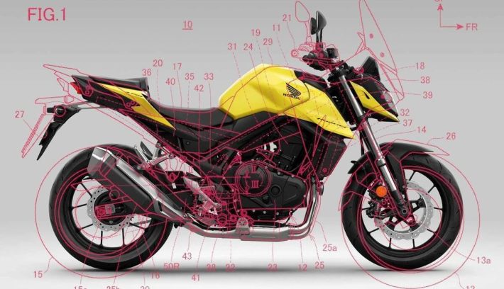 Honda Transalp 750 patente