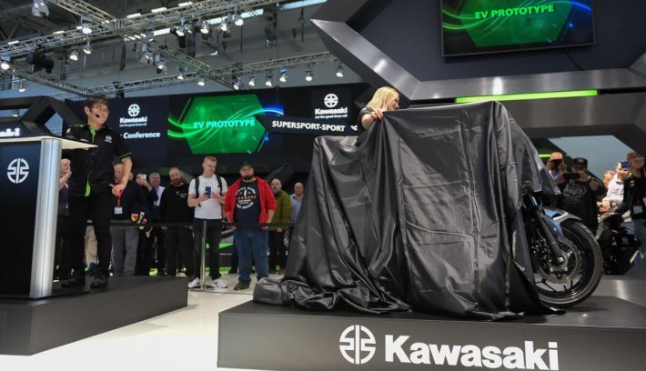Kawasaki eléctrica muestra