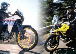 Honda Transalp vs Suzuki V-Strom