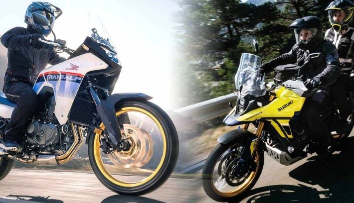 Honda Transalp vs Suzuki V-Strom