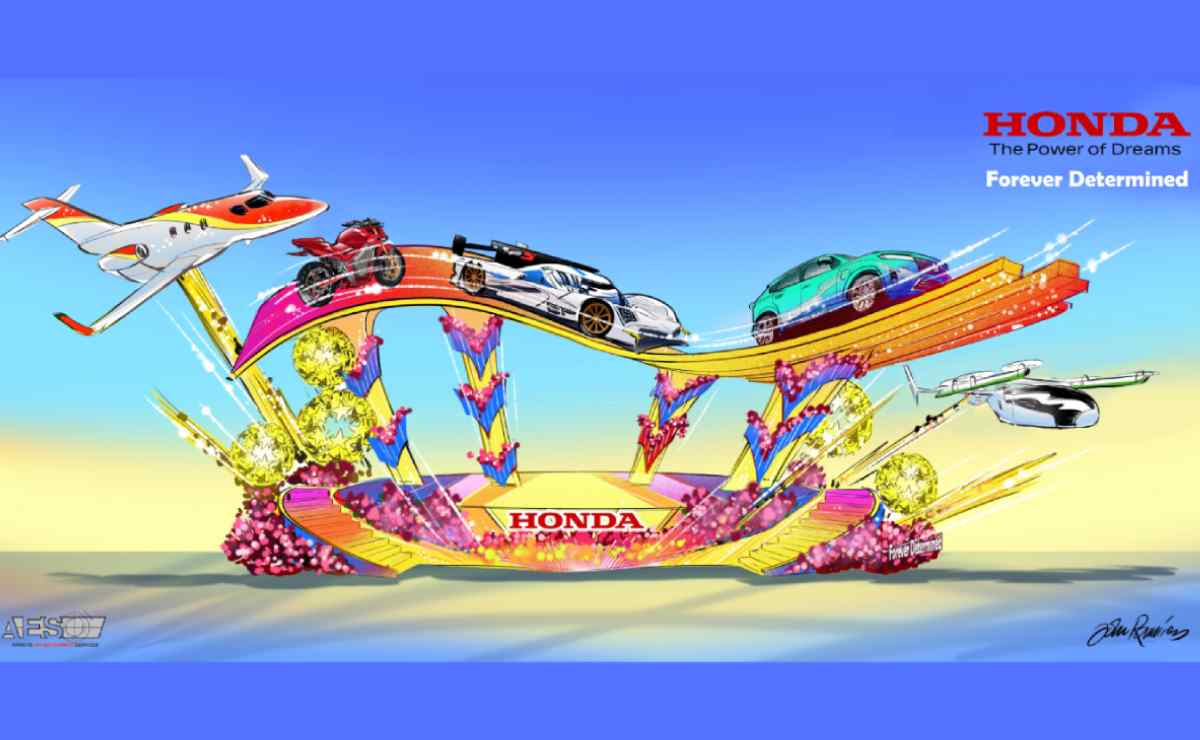 Honda Desfile de las Rosas Hornet eléctrica