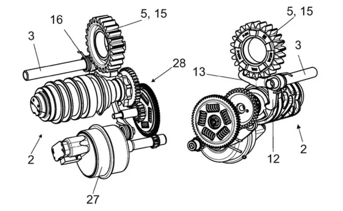 KTM transmisión semiautomática patente