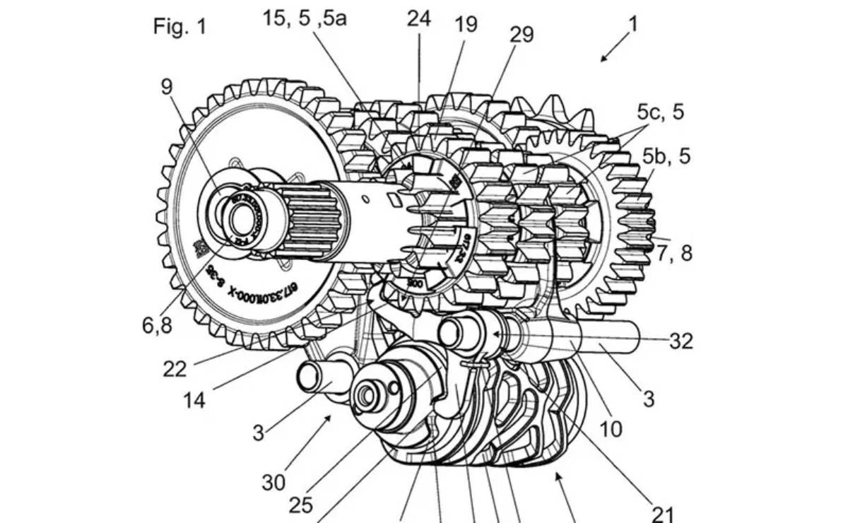 KTM transmisión semiautomática patente