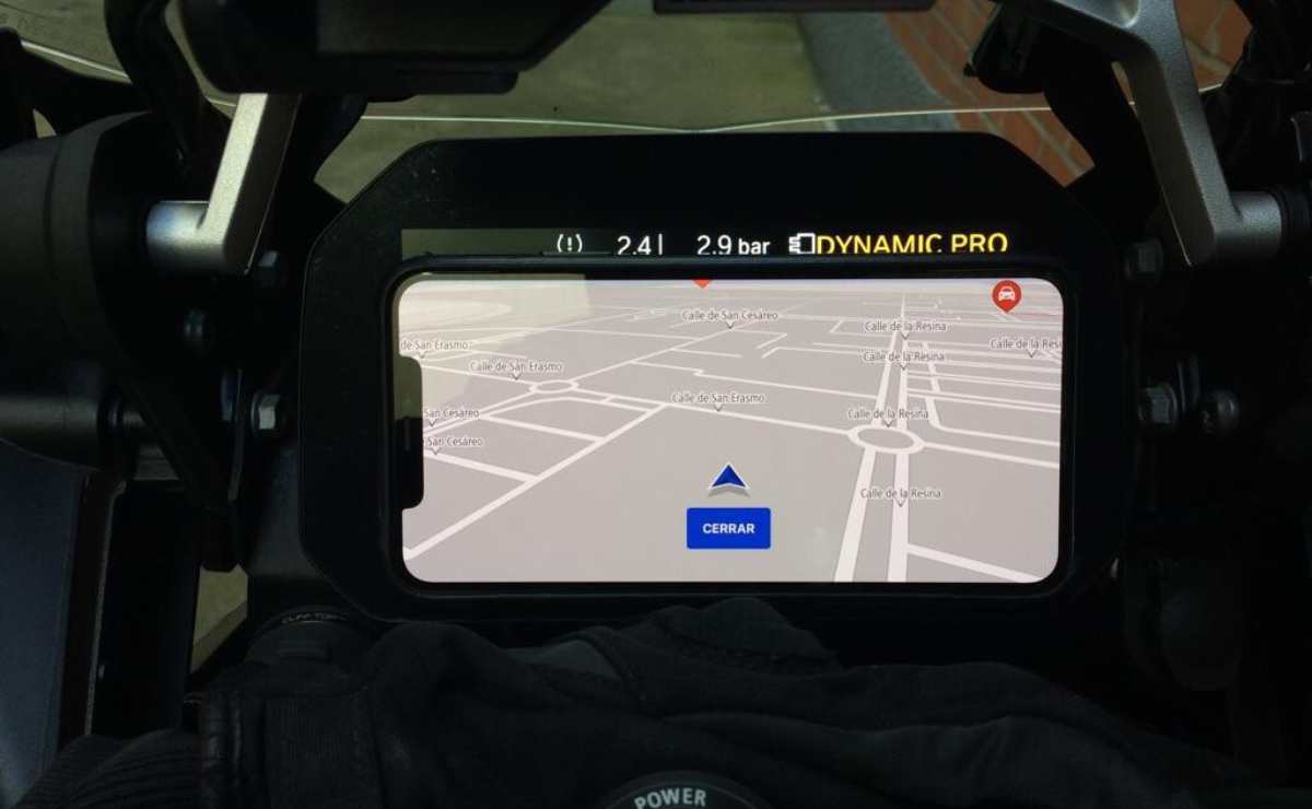 BMW sistema de reconocimiento facial en motos