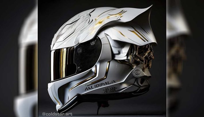 Cascos para moto alucinantes creados por IA