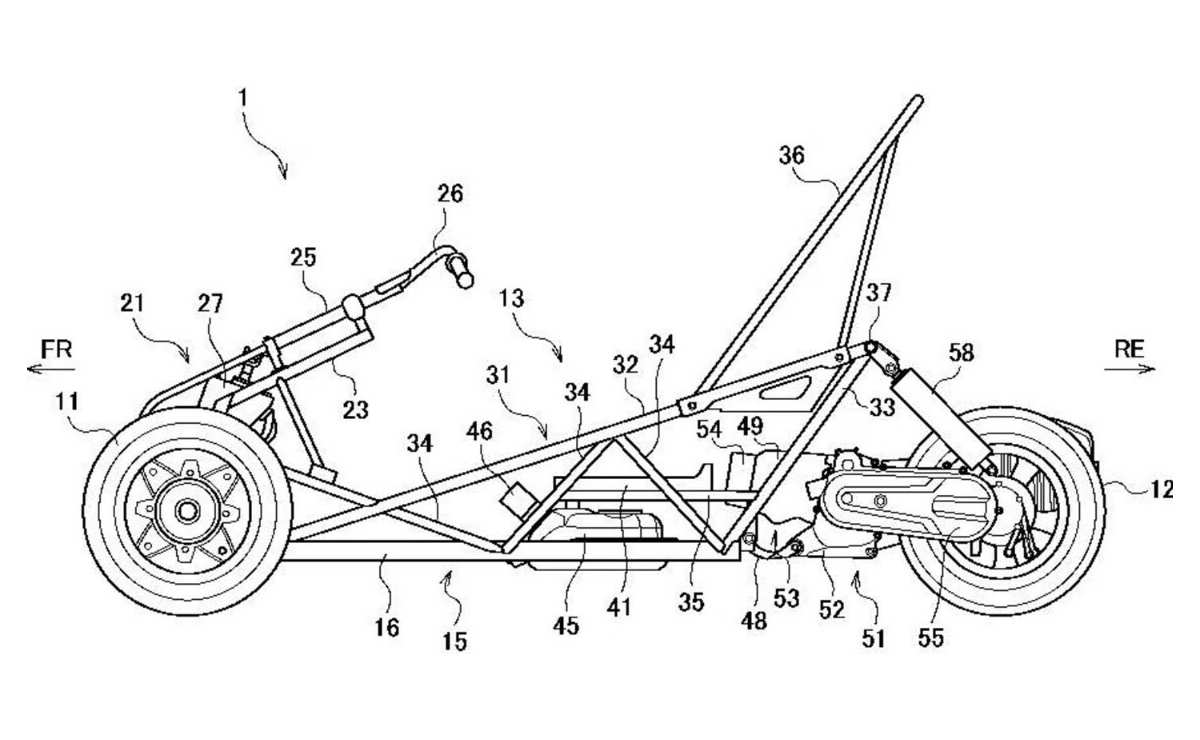 Patente Suzuki scooter o karting