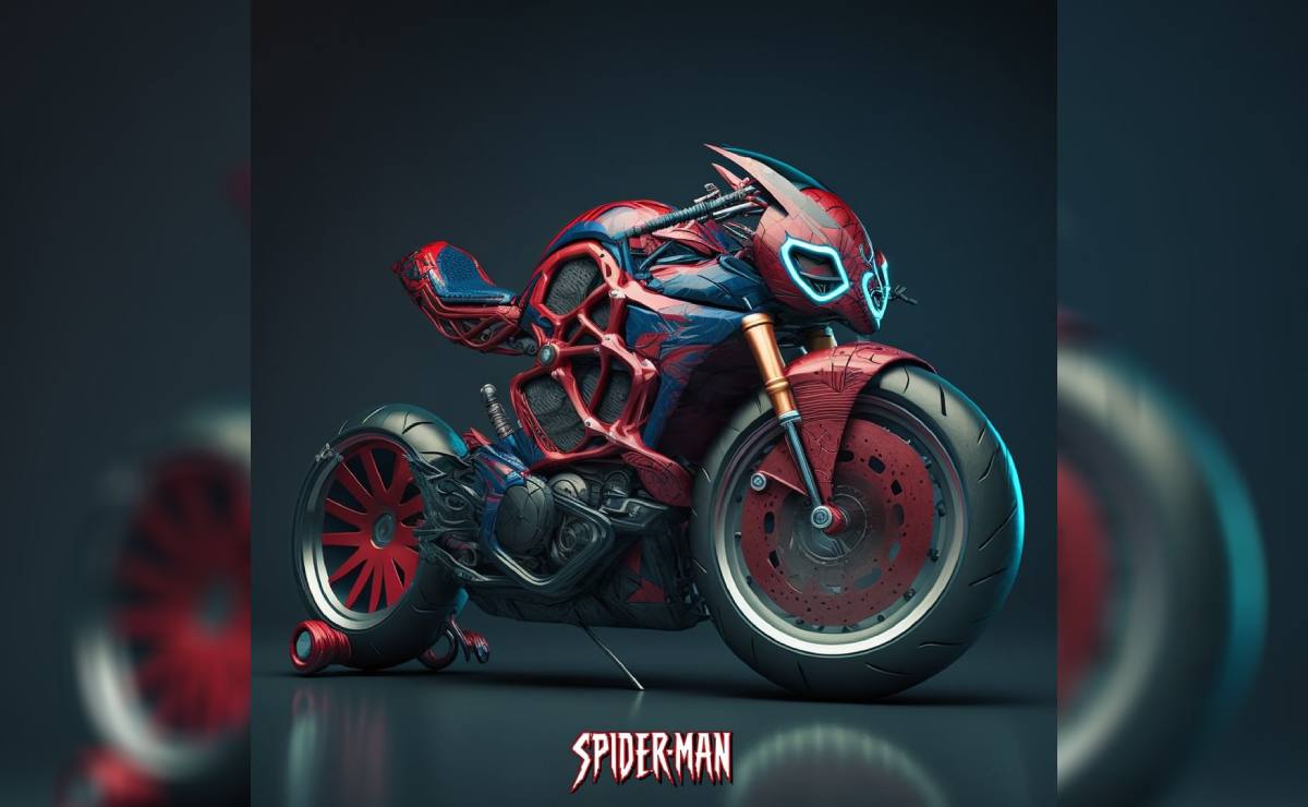 Superheroes como motos superdeportivas