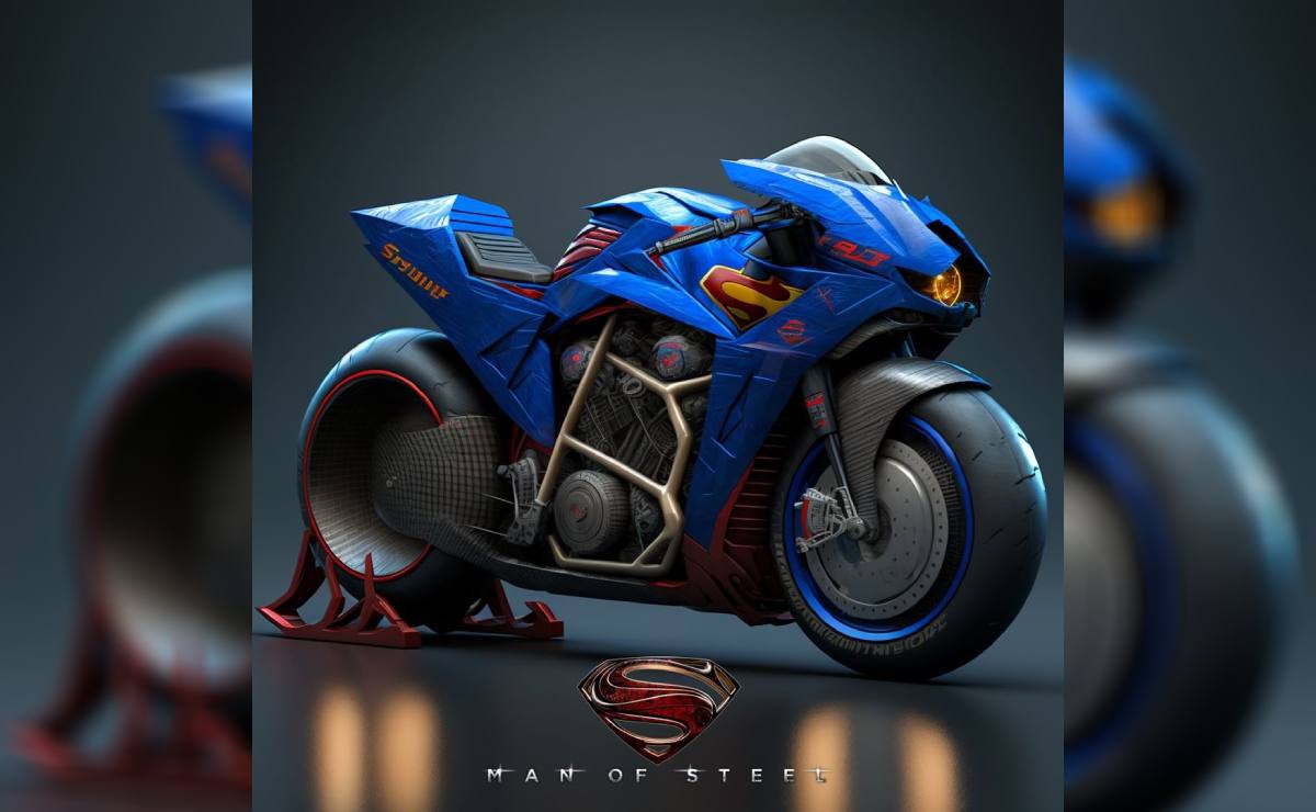 Superheroes como motos superdeportivas