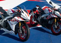 Aprilia RSV4 y Tuono V4 blancas