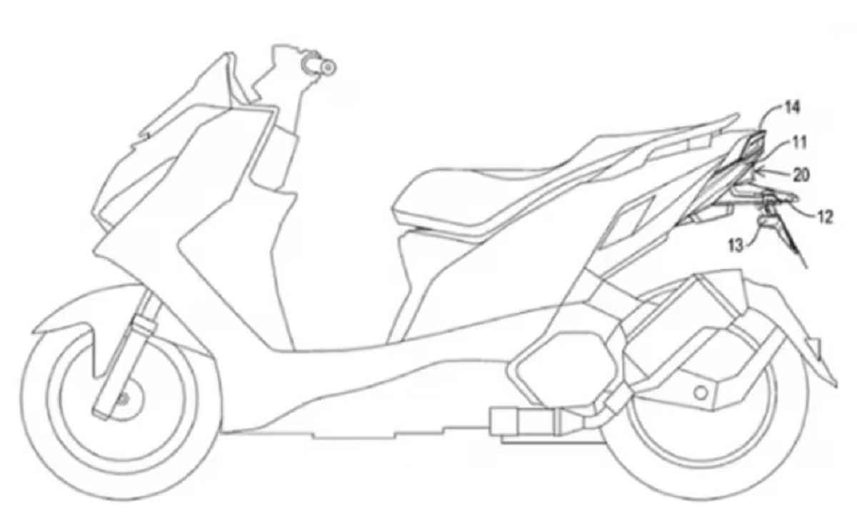 Kymco patente radares scooter