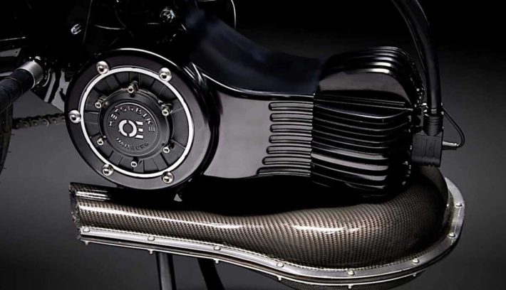 Moto electrica con V10