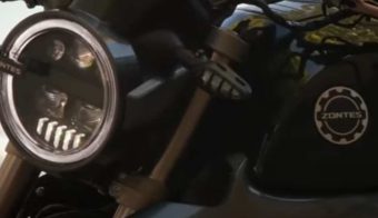 Zontes moto 3 cilindros Yamaha prueba