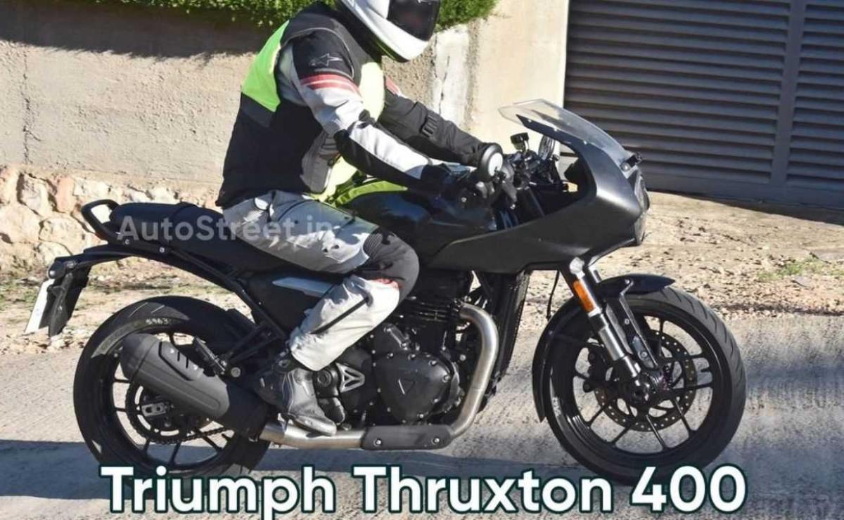 Triumph Thruxton 400 filtrada