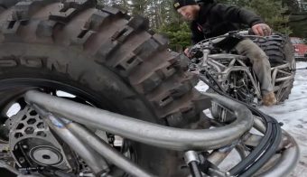 Hydraulic Steer Monster Chopper Build motor KTM