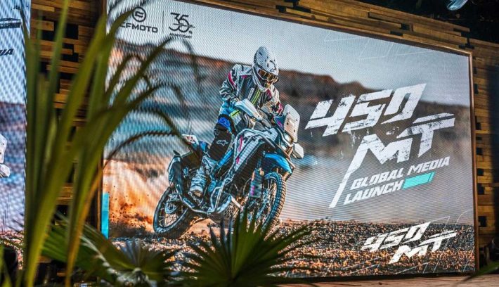 CFMoto 450MT evento internacional