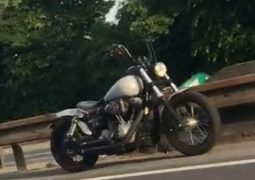 Una moto anduvo sola