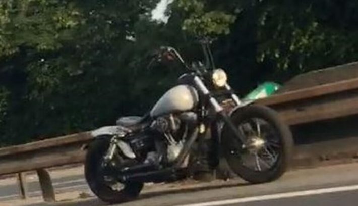 Una moto anduvo sola