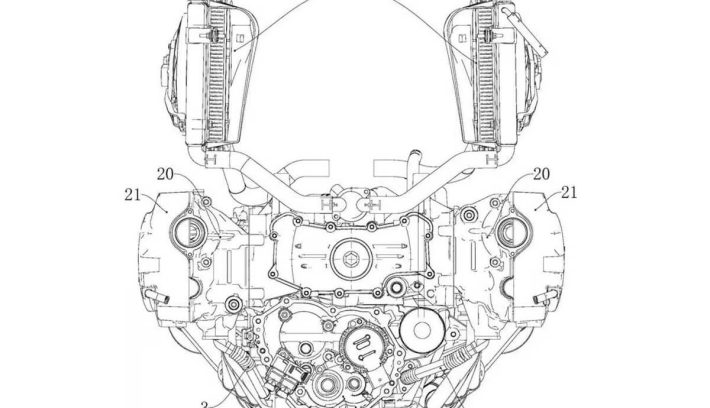 Así es el motor de 8 cilindros de Soup Motorcycle